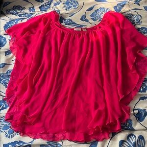 Cato Layered Pink Top Blouse Size 18/20W